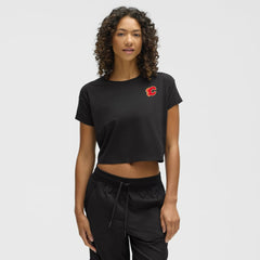 Calgary Flames lululemon Women's Cates T-Shirt - Black - NHL 203169892