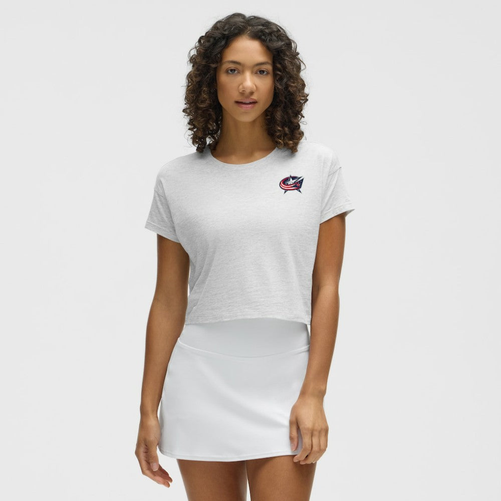 Columbus Blue Jackets lululemon Women's Cates T-Shirt - Heathered Core Ultra Light Grey - NHL 203169905