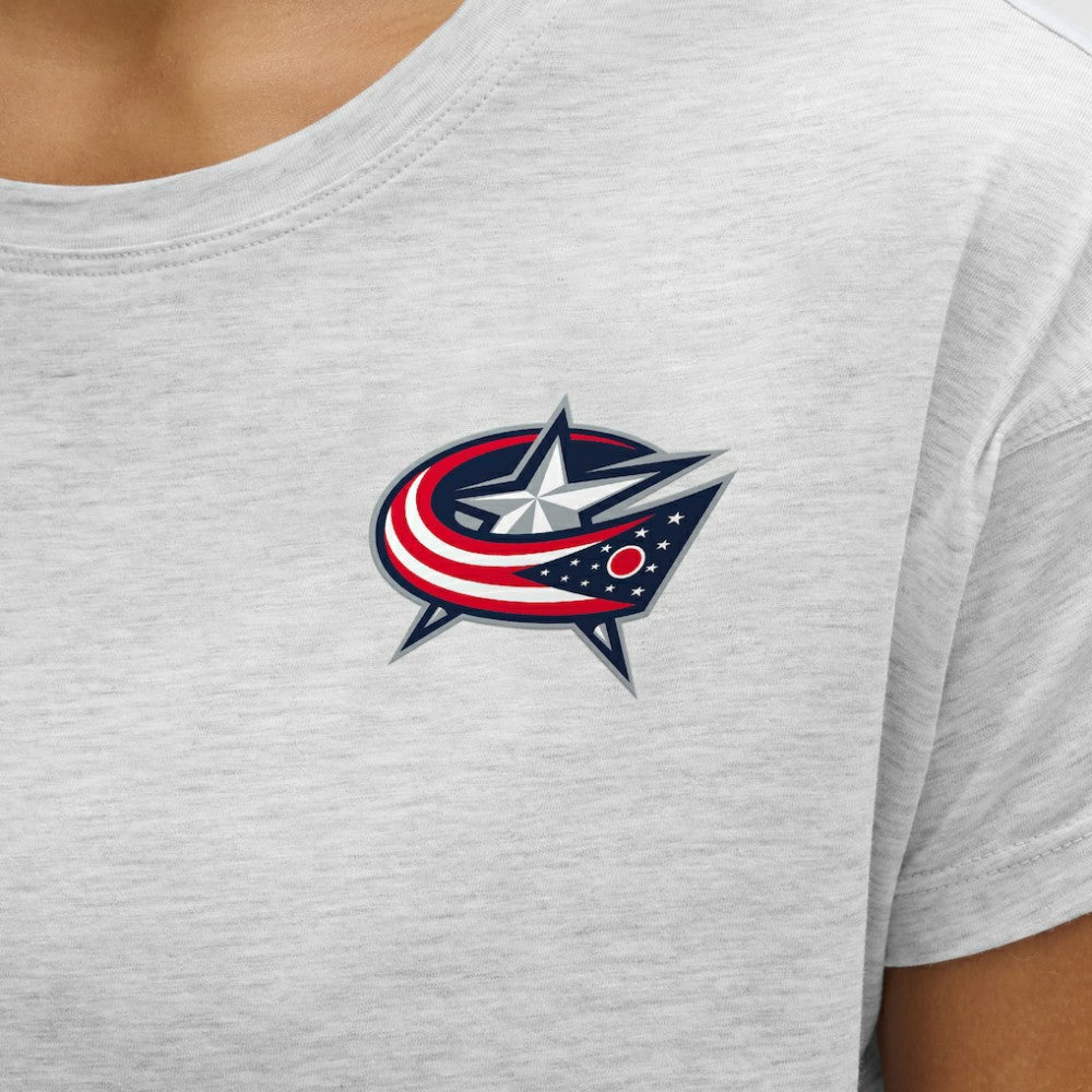 Columbus Blue Jackets lululemon Women's Cates T-Shirt - Heathered Core Ultra Light Grey - NHL 203169905