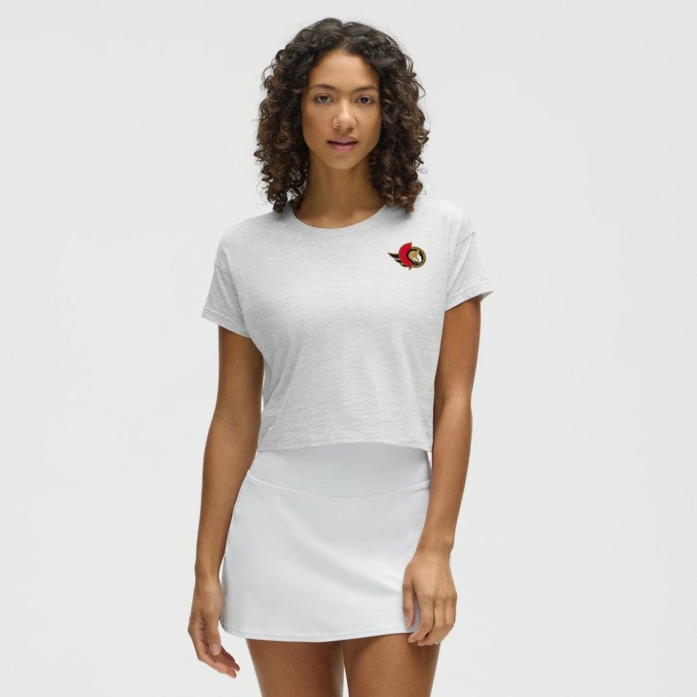 Ottawa Senators lululemon Women's Cates T-Shirt - Heathered Core Ultra Light Grey - NHL 203169906