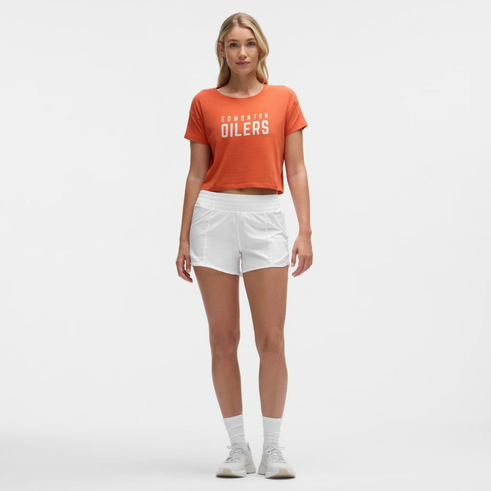Edmonton Oilers lululemon Women's Cates T-Shirt - Sienna - NHL 203169913