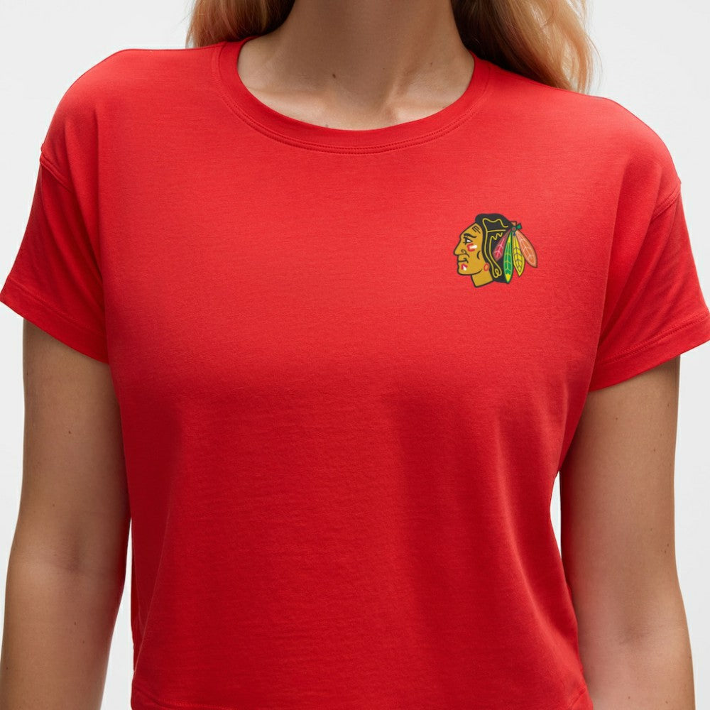 Chicago Blackhawks lululemon Women's Cates T-Shirt - True Red - NHL 203169917