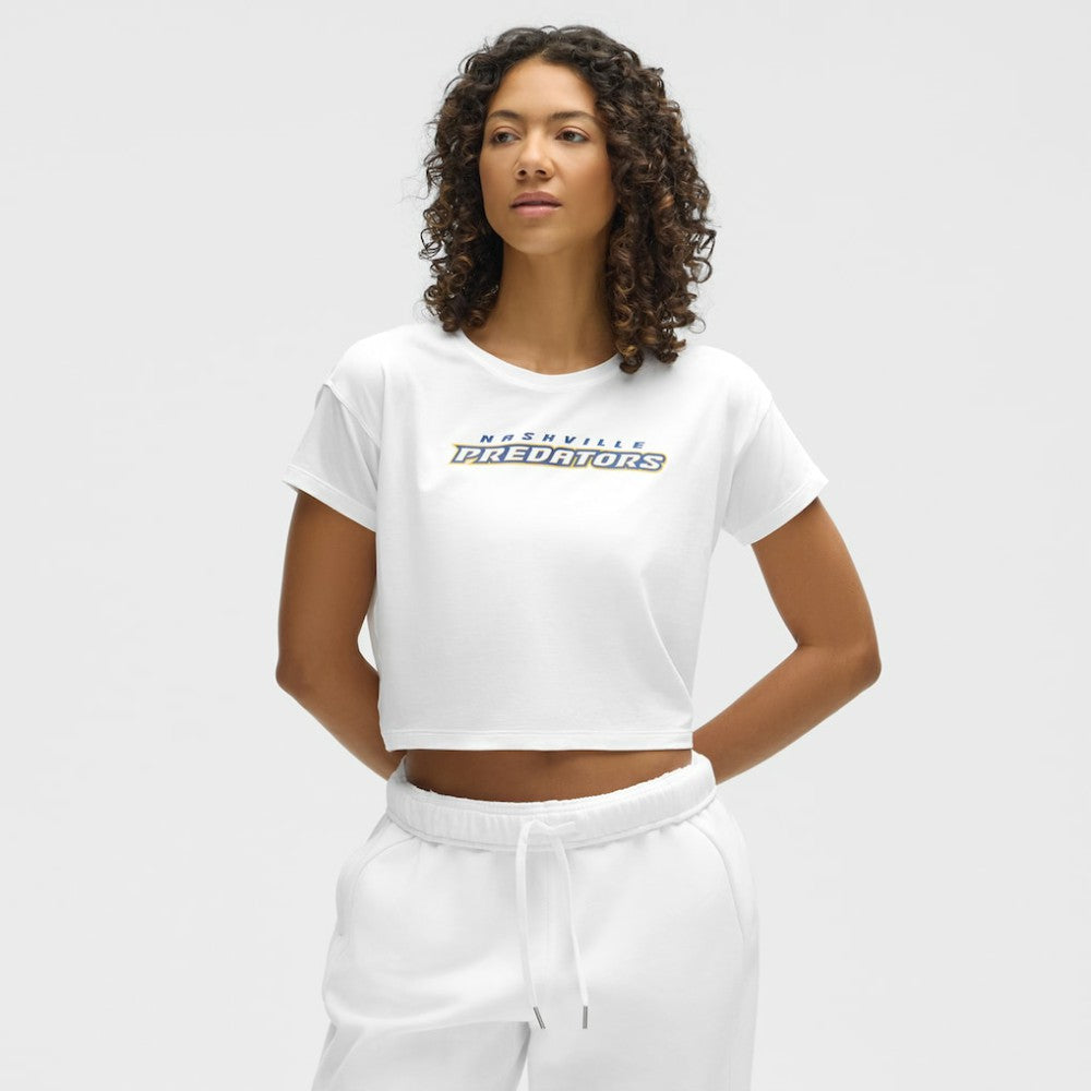Nashville Predators lululemon Women's Cates T-Shirt - White - NHL 203169926