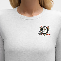Anaheim Ducks lululemon Women's Love Long Sleeve T-Shirt - Heathered Core Ultra Light Grey - NHL 203169984