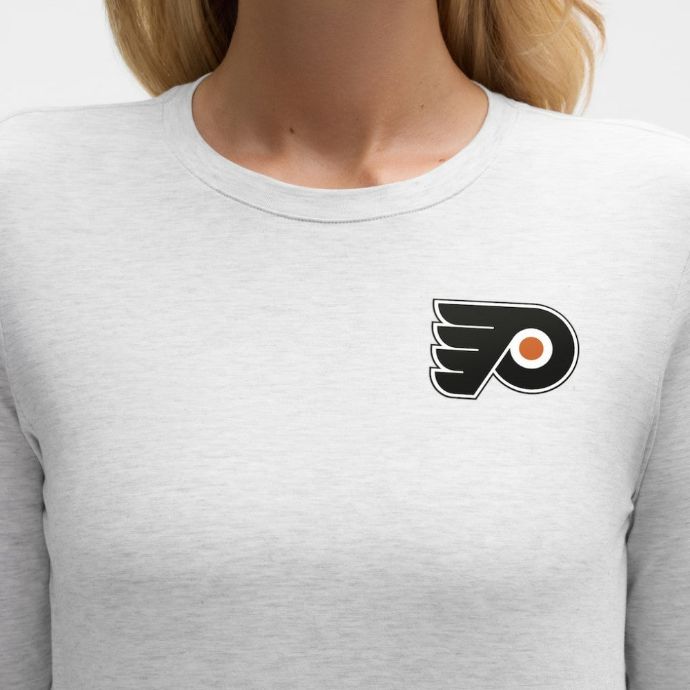 Philadelphia Flyers lululemon Women's Love Long Sleeve T-Shirt - Heathered Core Ultra Light Grey - NHL 203169997