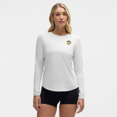 Pittsburgh Penguins lululemon Women's Love Long Sleeve T-Shirt - Heathered Core Ultra Light Grey - NHL 203169998
