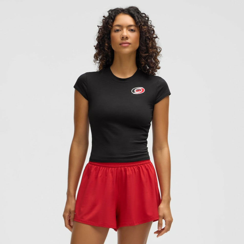Carolina Hurricanes lululemon Women's Baby T-Shirt - Black - NHL 203170008