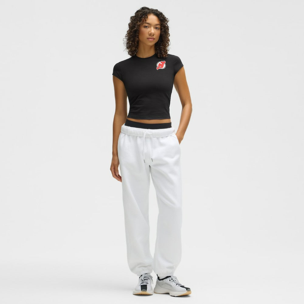 New Jersey Devils lululemon Women's Baby T-Shirt - Black - NHL 203170012