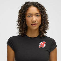 New Jersey Devils lululemon Women's Baby T-Shirt - Black - NHL 203170012