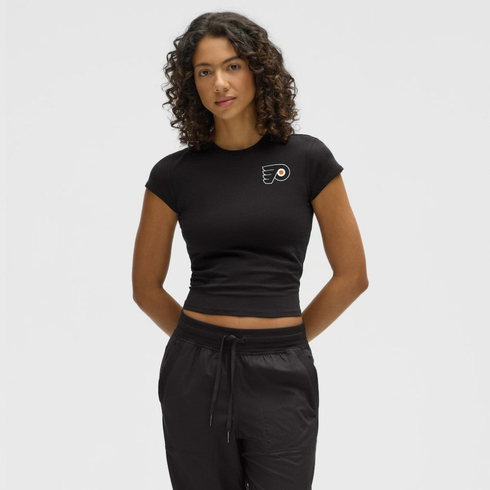 Philadelphia Flyers lululemon Women's Baby T-Shirt - Black - NHL 203170013