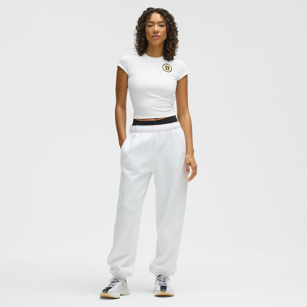 Boston Bruins lululemon Women's Baby T-Shirt - White - NHL 203170016