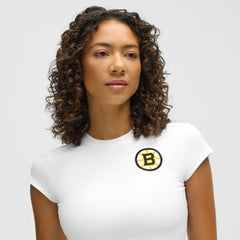 Boston Bruins lululemon Women's Baby T-Shirt - White - NHL 203170016