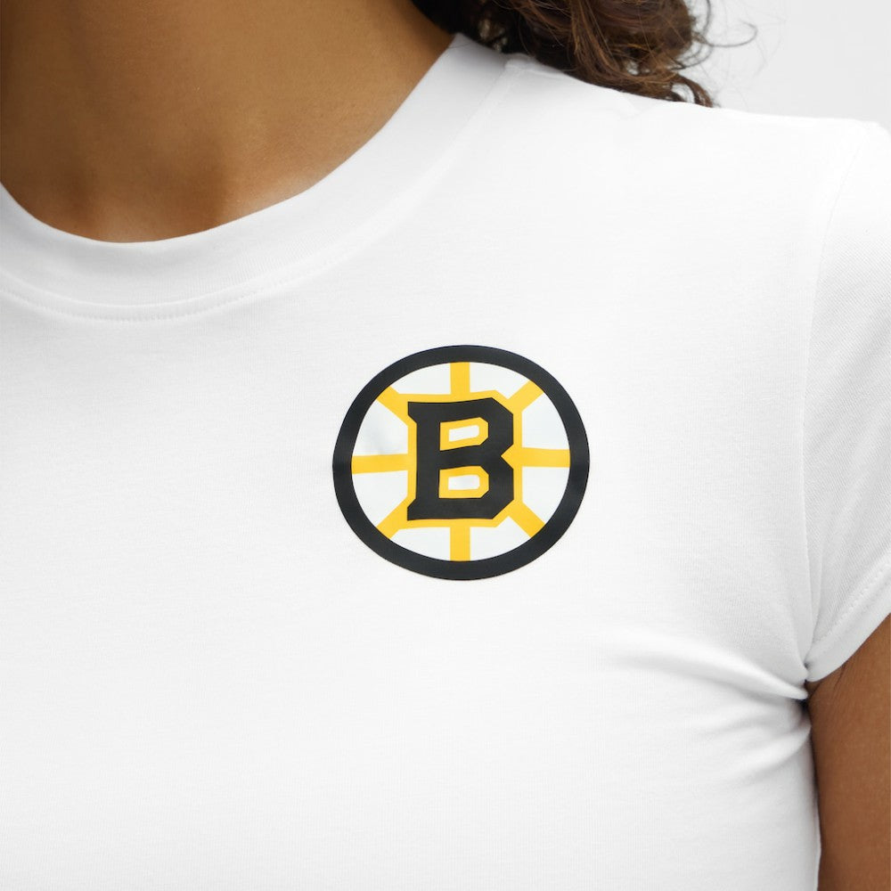 Boston Bruins lululemon Women's Baby T-Shirt - White - NHL 203170016