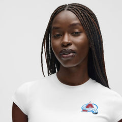 Colorado Avalanche lululemon Women's Baby T-Shirt - White - NHL 203170020