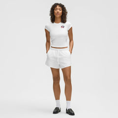 Columbus Blue Jackets lululemon Women's Baby T-Shirt - White - NHL 203170021