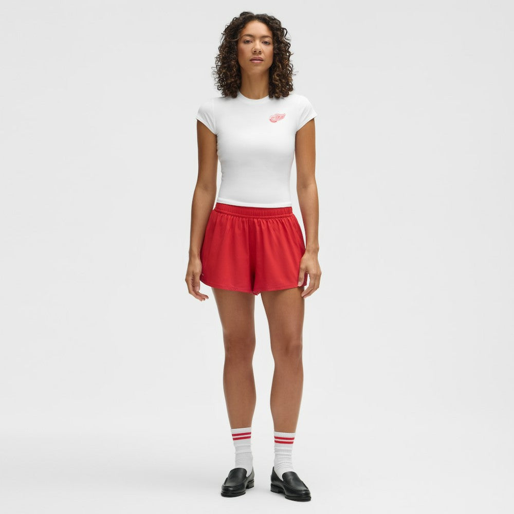 Detroit Red Wings lululemon Women's Baby T-Shirt - White - NHL 203170022