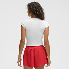 Detroit Red Wings lululemon Women's Baby T-Shirt - White - NHL 203170022