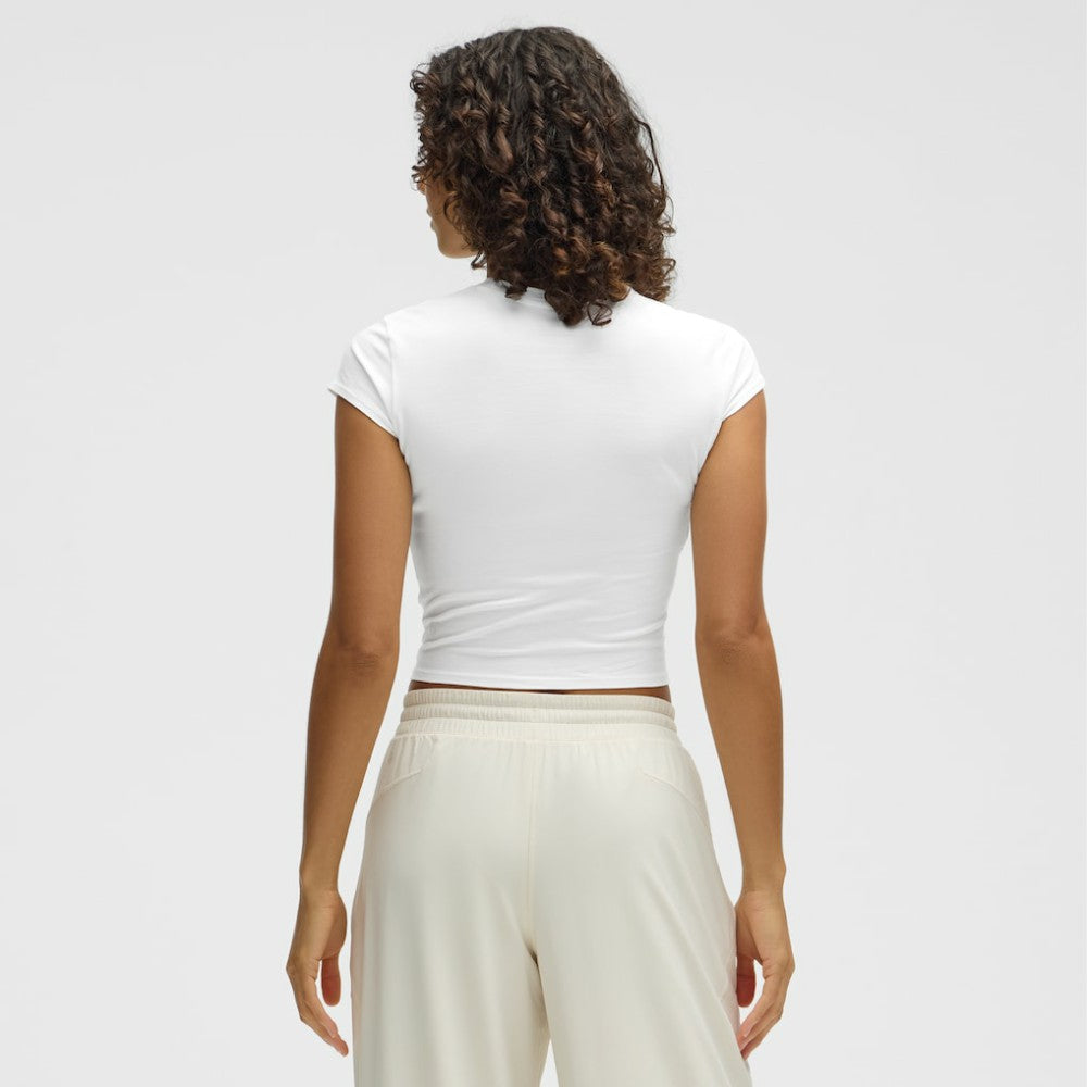 Edmonton Oilers lululemon Women's Baby T-Shirt - White - NHL 203170023