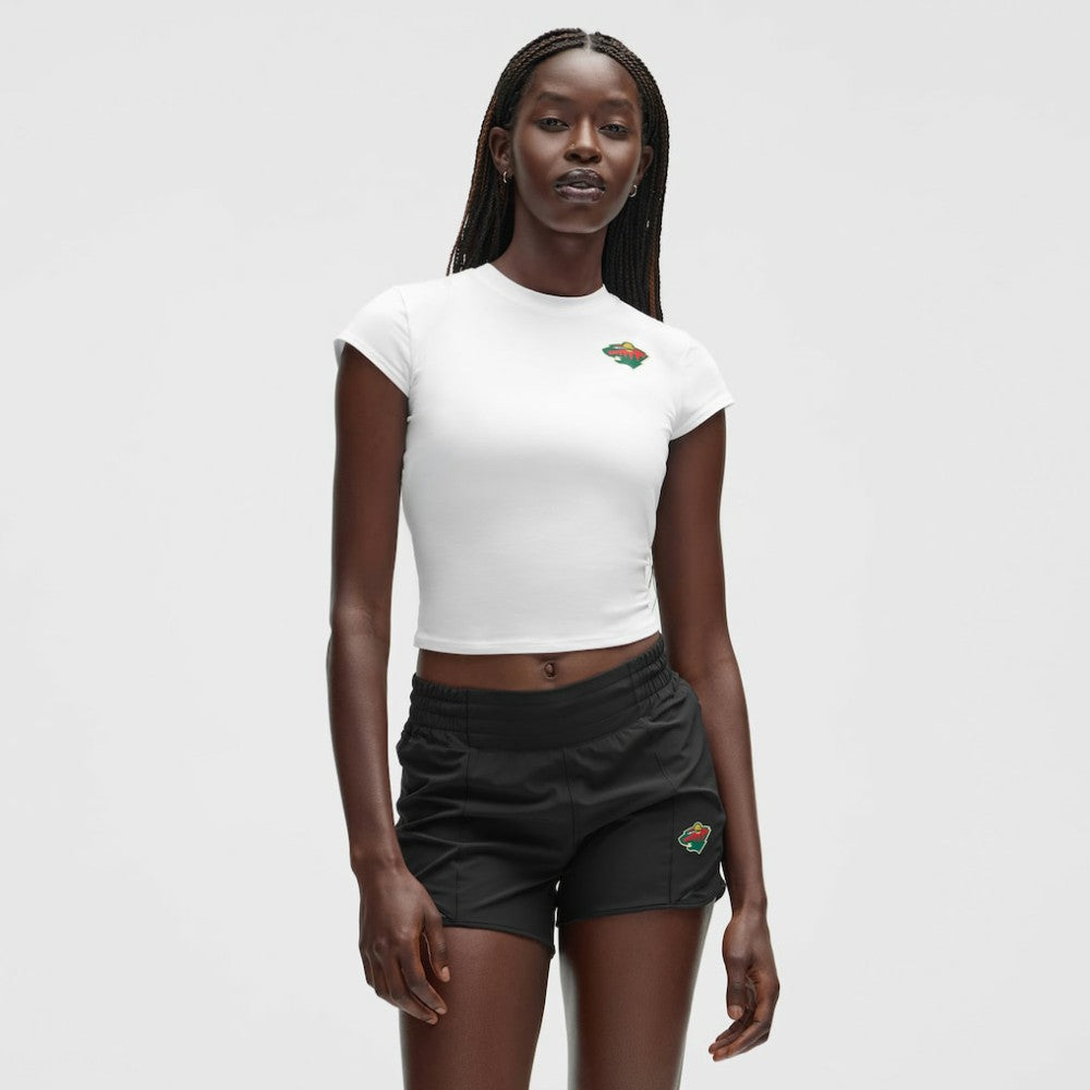 Minnesota Wild lululemon Women's Baby T-Shirt - White - NHL 203170025