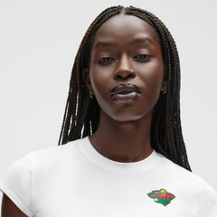 Minnesota Wild lululemon Women's Baby T-Shirt - White - NHL 203170025