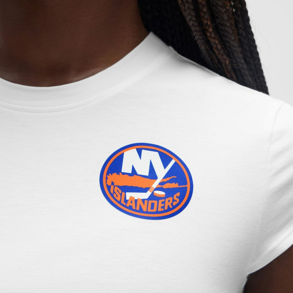 New York Islanders lululemon Women's Baby T-Shirt - White - NHL 203170028