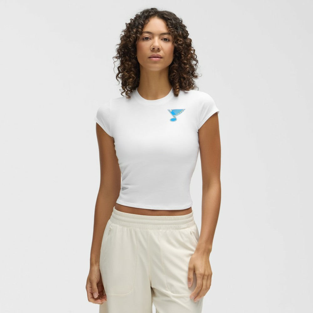 St. Louis Blues lululemon Women's Baby T-Shirt - White - NHL 203170032