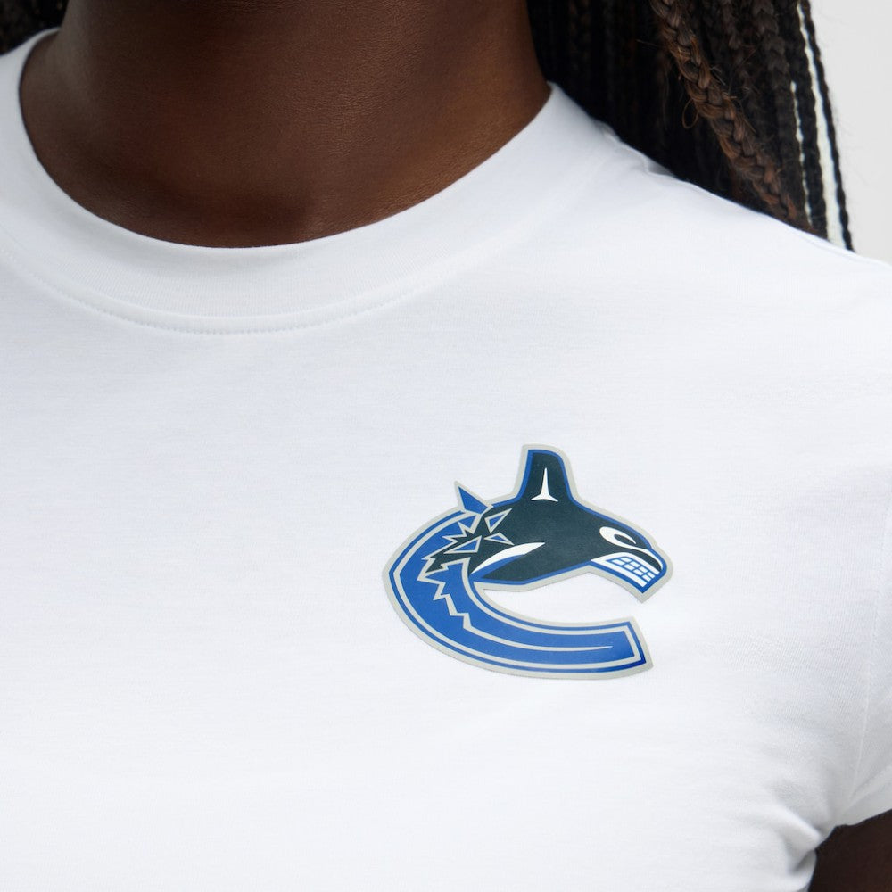 Vancouver Canucks lululemon Women's Baby T-Shirt - White - NHL 203170036