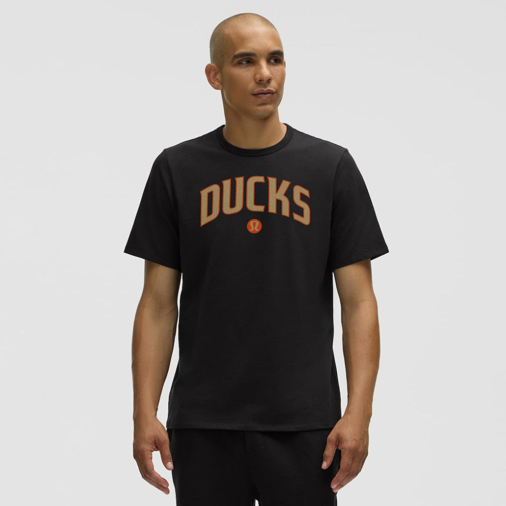 Anaheim Ducks lululemon Organic Cotton Classic-Fit T-Shirt - Black - NHL 203170039