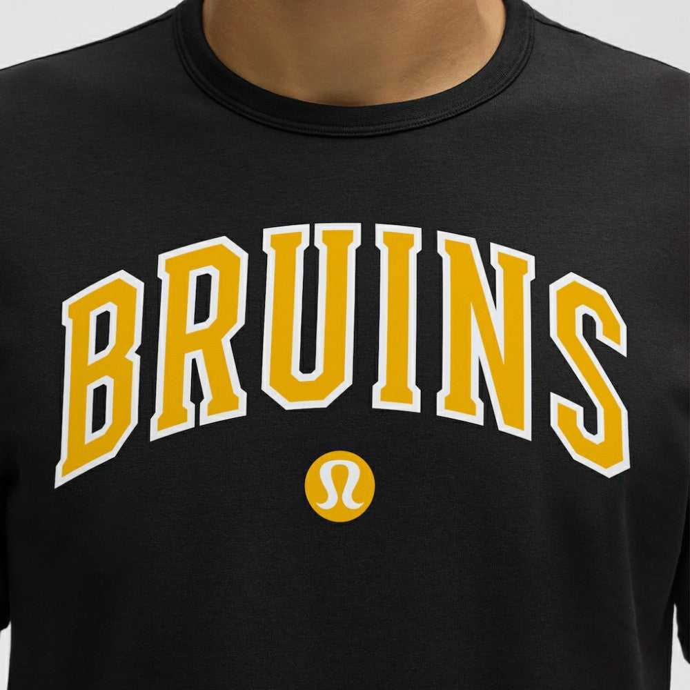 Boston Bruins lululemon Organic Cotton Classic-Fit T-Shirt - Black - NHL 203170040