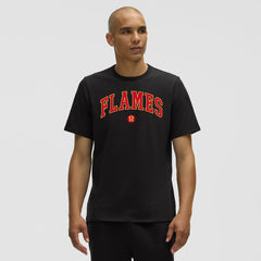 Calgary Flames lululemon Organic Cotton Classic-Fit T-Shirt - Black - NHL 203170041