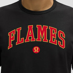 Calgary Flames lululemon Organic Cotton Classic-Fit T-Shirt - Black - NHL 203170041