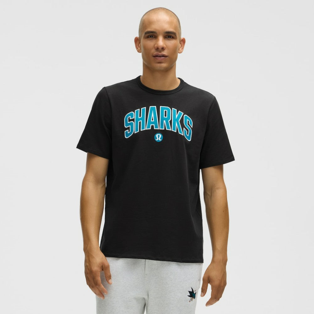 San Jose Sharks lululemon Organic Cotton Classic-Fit T-Shirt - Black - NHL 203170049