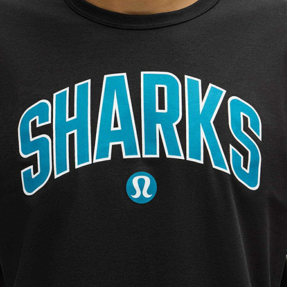 San Jose Sharks lululemon Organic Cotton Classic-Fit T-Shirt - Black - NHL 203170049