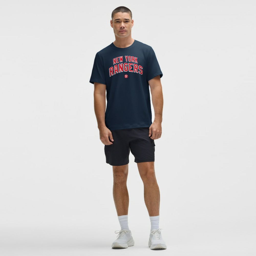 New York Rangers lululemon Organic Cotton Classic-Fit T-Shirt - Blue - NHL 203170052