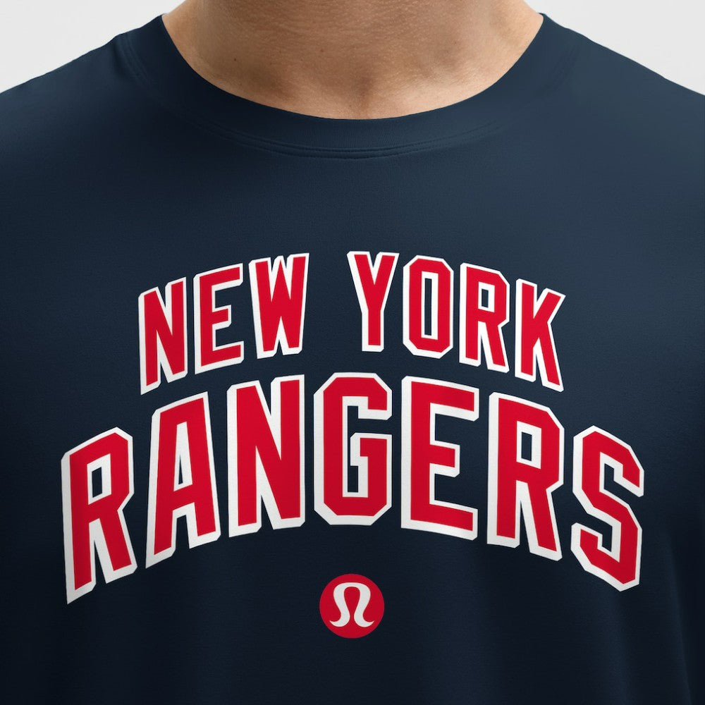 New York Rangers lululemon Organic Cotton Classic-Fit T-Shirt - Blue - NHL 203170052