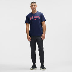 Columbus Blue Jackets lululemon Organic Cotton Classic-Fit T-Shirt - Blue - NHL 203170053