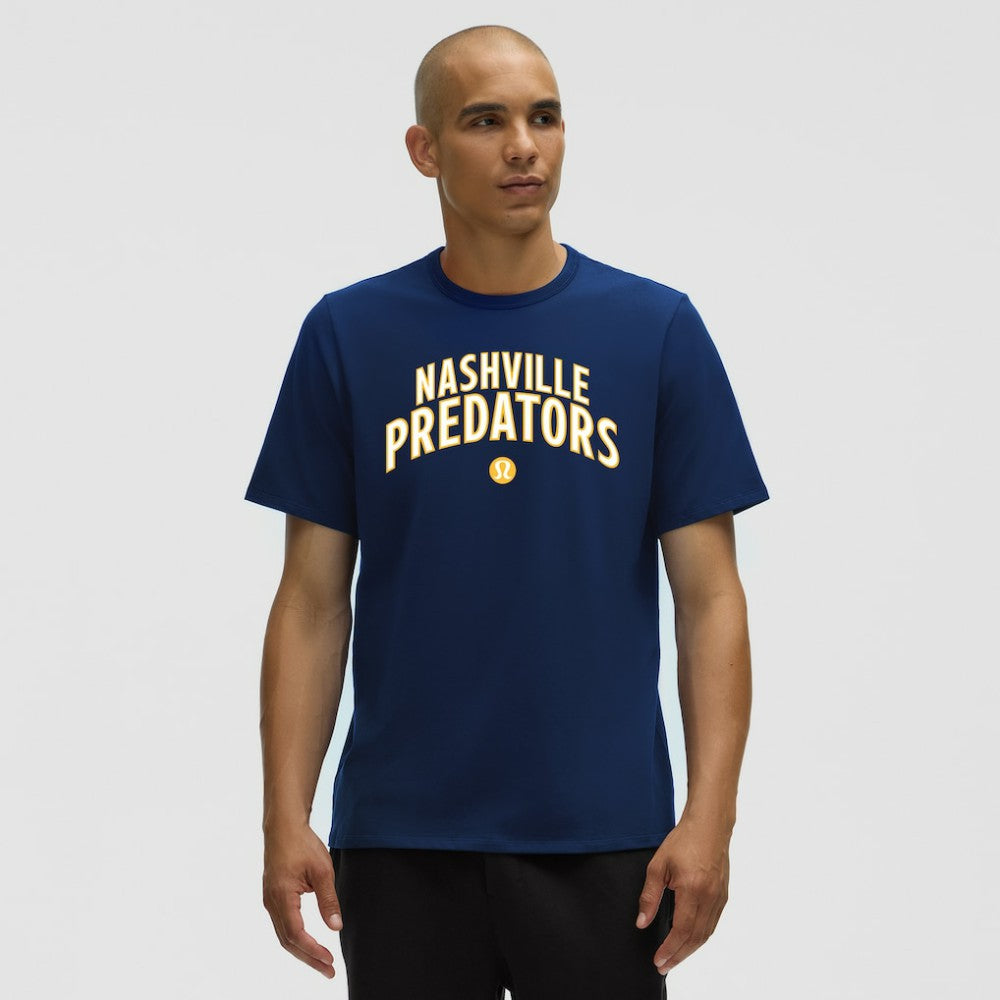 Nashville Predators lululemon Organic Cotton Classic-Fit T-Shirt - Blue - NHL 203170054