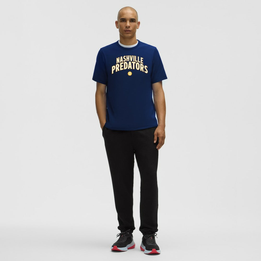 Nashville Predators lululemon Organic Cotton Classic-Fit T-Shirt - Blue - NHL 203170054