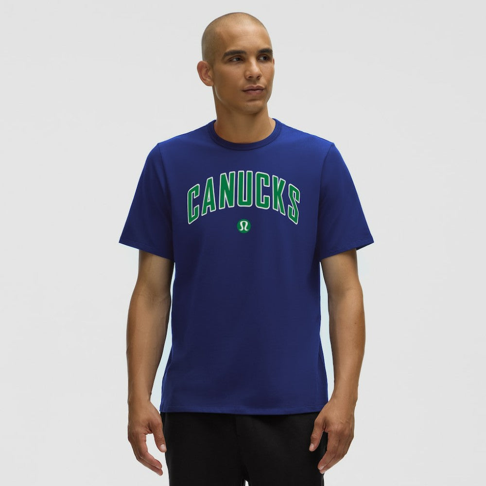 Vancouver Canucks lululemon Organic Cotton Classic-Fit T-Shirt - Larkspur - NHL 203170059