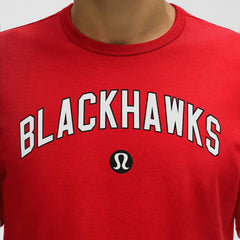 Chicago Blackhawks lululemon Organic Cotton Classic-Fit T-Shirt - True Red - NHL 203170060