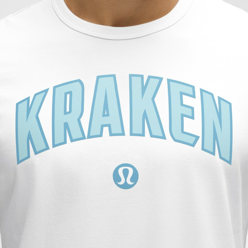 Seattle Kraken lululemon Organic Cotton Classic-Fit T-Shirt - White - NHL 203170072