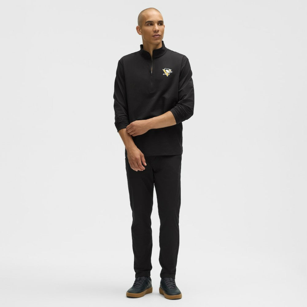 Pittsburgh Penguins lululemon Soft Jersey Half-Zip Pullover - Black - NHL 203170098
