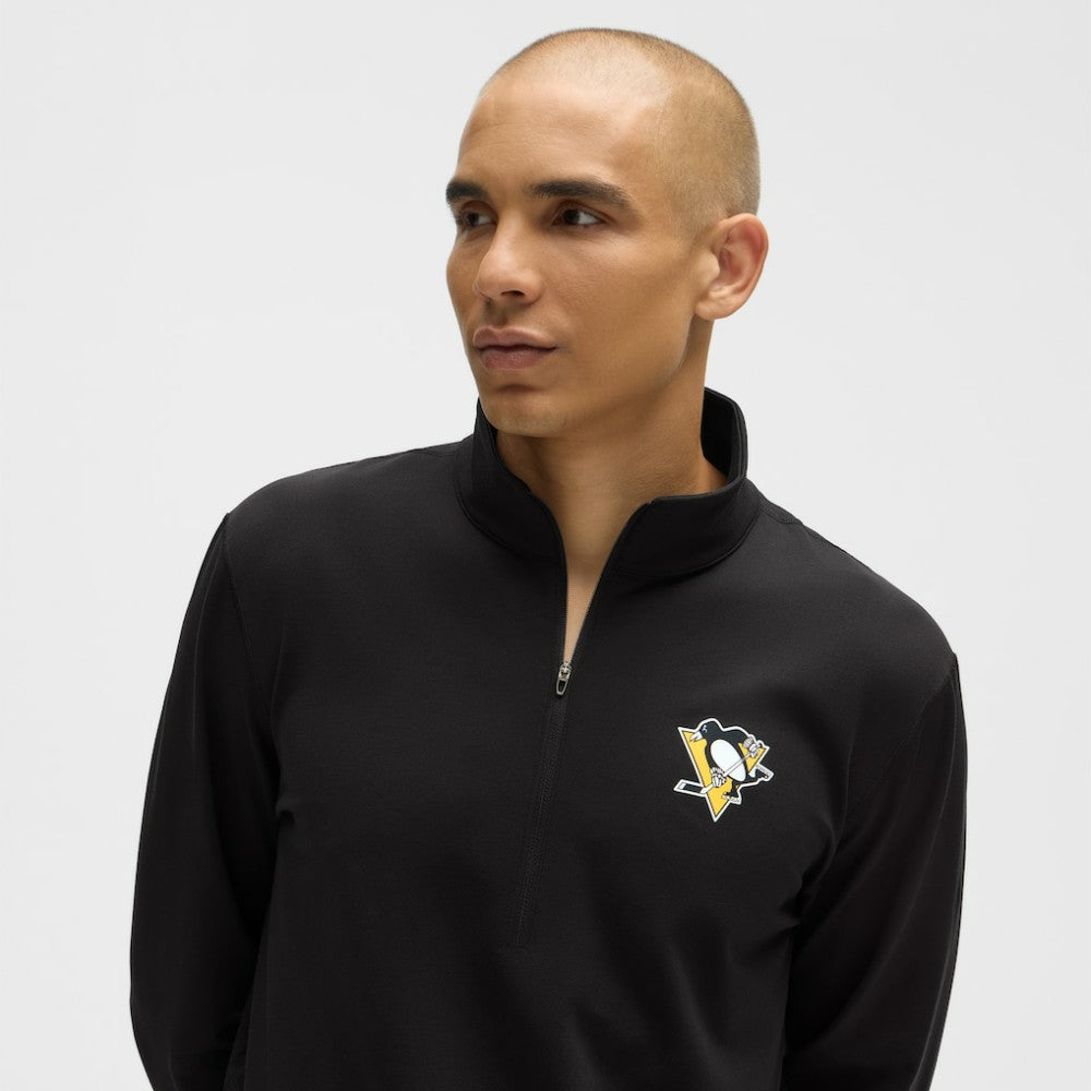 Pittsburgh Penguins lululemon Soft Jersey Half-Zip Pullover - Black - NHL 203170098
