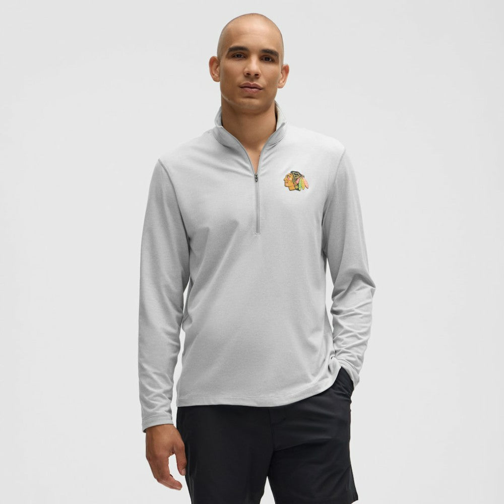 Chicago Blackhawks lululemon Soft Jersey Half-Zip Pullover - Heather Gray - NHL 203170104