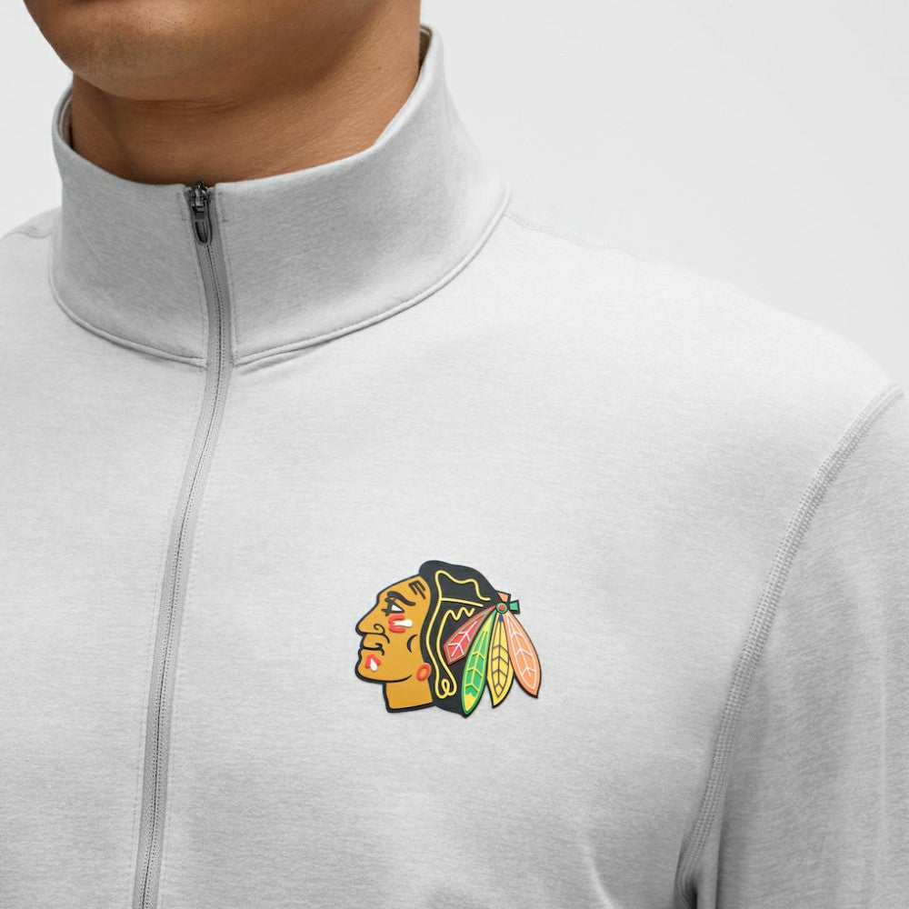 Chicago Blackhawks lululemon Soft Jersey Half-Zip Pullover - Heather Gray - NHL 203170104