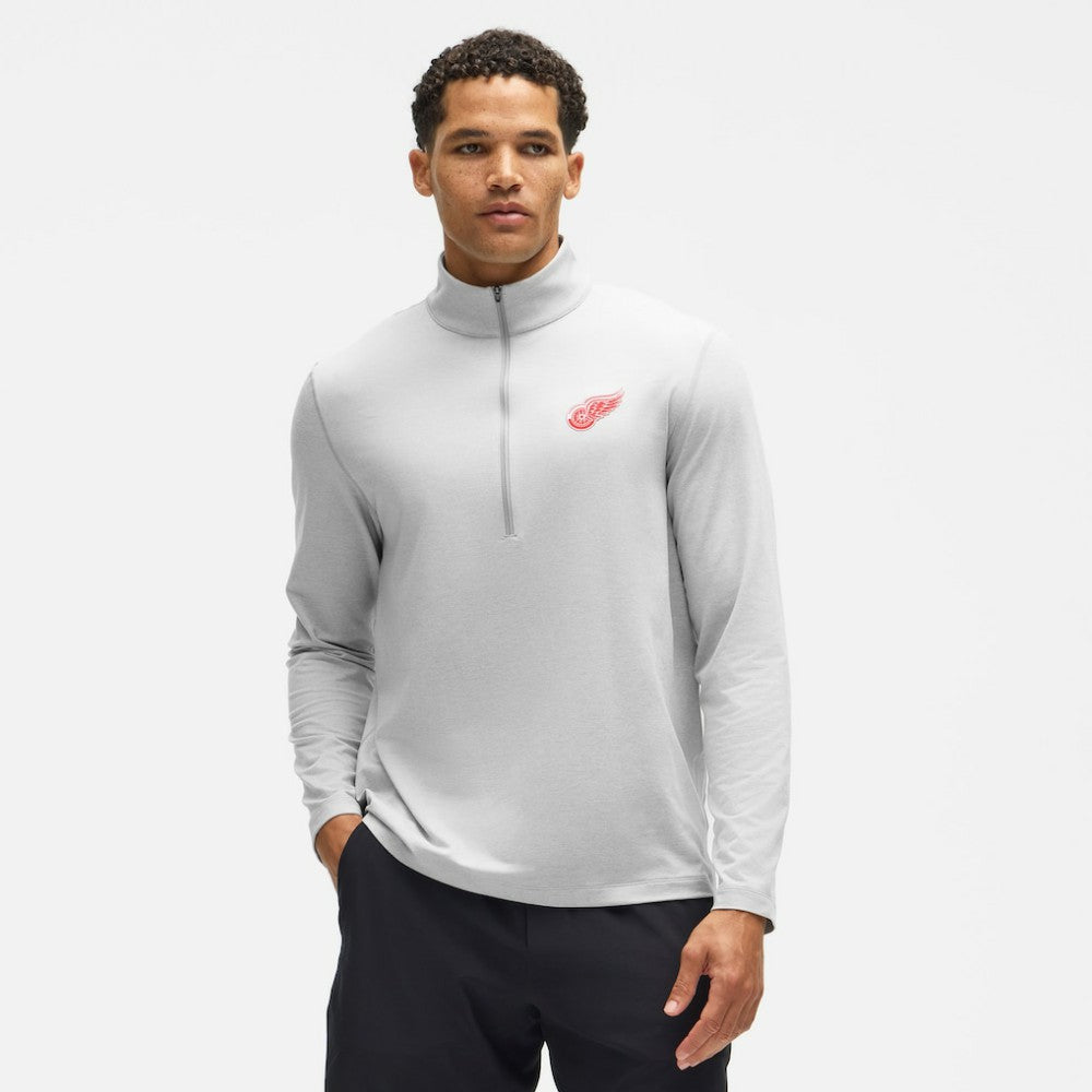 Detroit Red Wings lululemon Soft Jersey Half-Zip Pullover - Heather Gray - NHL 203170107