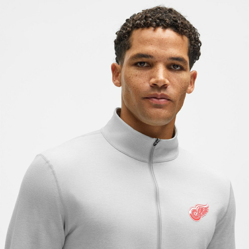 Detroit Red Wings lululemon Soft Jersey Half-Zip Pullover - Heather Gray - NHL 203170107