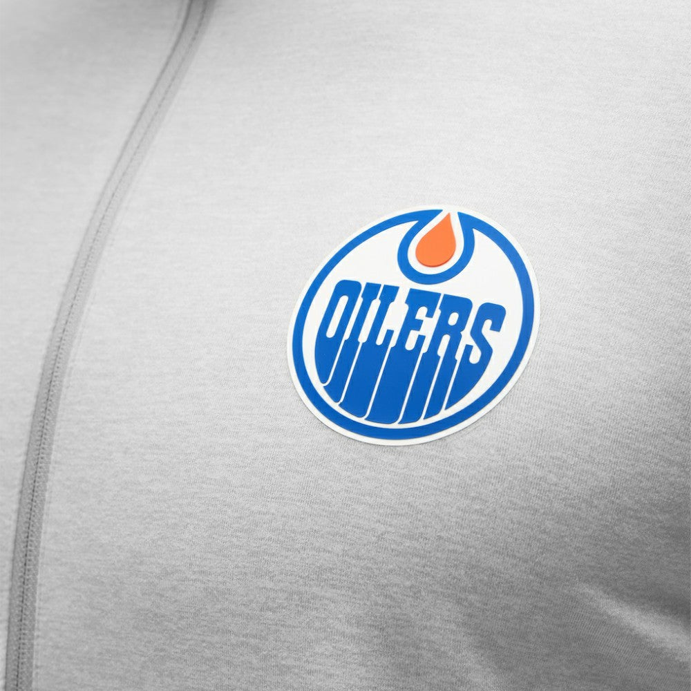 Edmonton Oilers lululemon Soft Jersey Half-Zip Pullover - Heather Gray - NHL 203170108