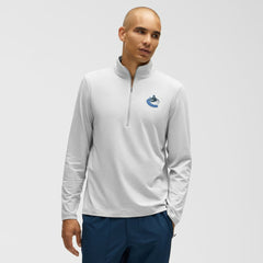 Vancouver Canucks lululemon Soft Jersey Half-Zip Pullover - Heather Gray - NHL 203170117