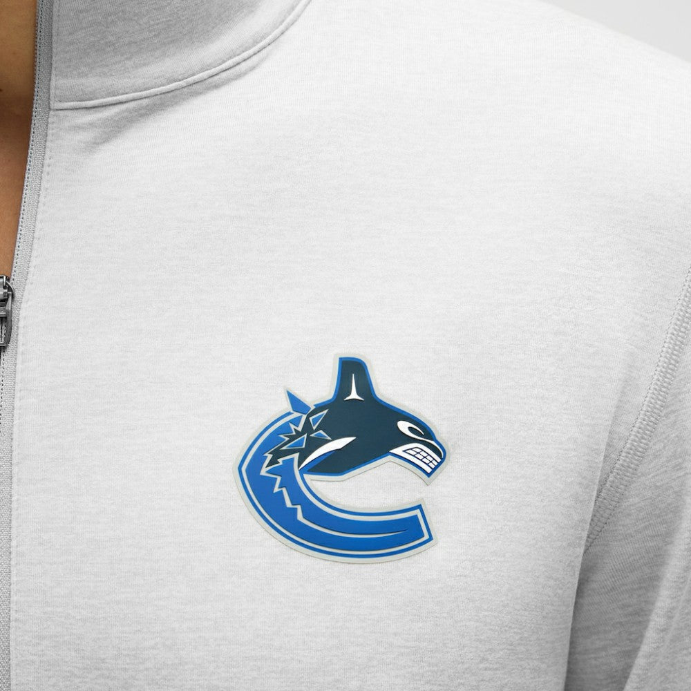 Vancouver Canucks lululemon Soft Jersey Half-Zip Pullover - Heather Gray - NHL 203170117
